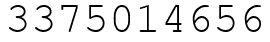Число 3375014656.