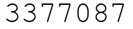 Число 3377087.