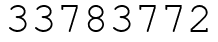 Число 33783772.