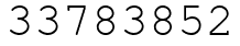 Число 33783852.