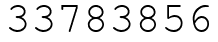 Число 33783856.