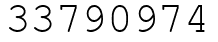 Число 33790974.