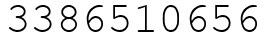 Число 3386510656.