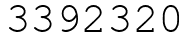 Число 3392320.