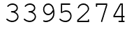Число 3395274.