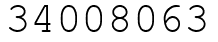 Число 34008063.
