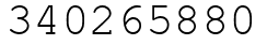 Число 340265880.