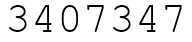 Число 3407347.