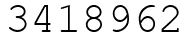 Число 3418962.