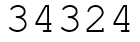 Число 34324.