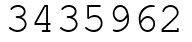 Число 3435962.