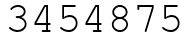 Число 3454875.