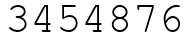 Число 3454876.