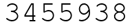Число 3455938.