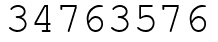 Число 34763576.