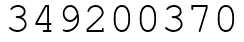 Число 349200370.