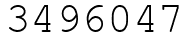 Число 3496047.