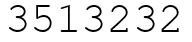 Число 3513232.