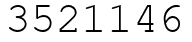 Число 3521146.