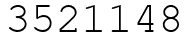 Число 3521148.