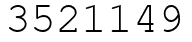 Число 3521149.