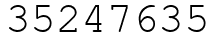 Число 35247635.
