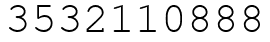 Число 3532110888.