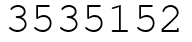 Число 3535152.