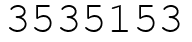 Число 3535153.