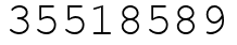 Число 35518589.