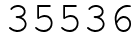 Число 35536.