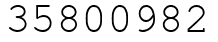Число 35800982.
