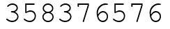 Число 358376576.