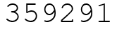 Число 359291.