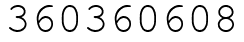 Число 360360608.