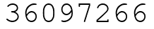 Число 36097266.