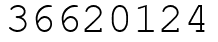Число 36620124.