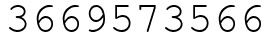 Число 3669573566.