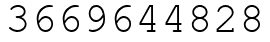 Число 3669644828.
