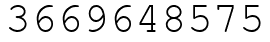 Число 3669648575.