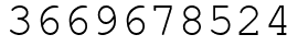 Число 3669678524.