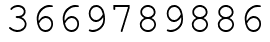 Число 3669789886.