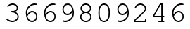 Число 3669809246.