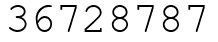 Число 36728787.