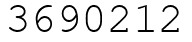Число 3690212.