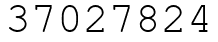 Число 37027824.