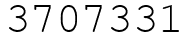 Число 3707331.