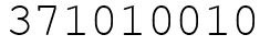 Число 371010010.