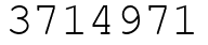 Число 3714971.