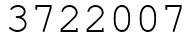 Число 3722007.